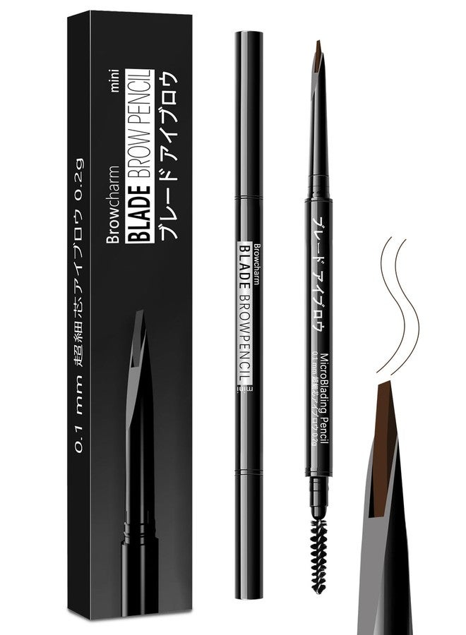 MAVENI Browcharm Microblading Eyebrow Pencil for Women,0.1mm Ultra-Fine Mechanical Pencil,Draws Tiny Brow Hairs and Fills in Sparse Areas and Gaps,Makeup Brow Definer Waterproof (mini 05 Deep Brown) - Image 1